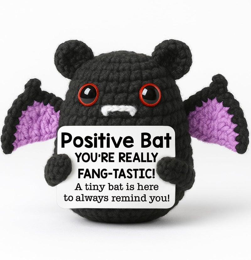 MBL Emotional Inspirational Support for Women Valentines Galentines Day Motivational Funny Gag Boo Easter Basket Stuffers Spooky Crochet Bat Birthday Gifts for Men Coworkers Friends Colleges Teens - Image 3