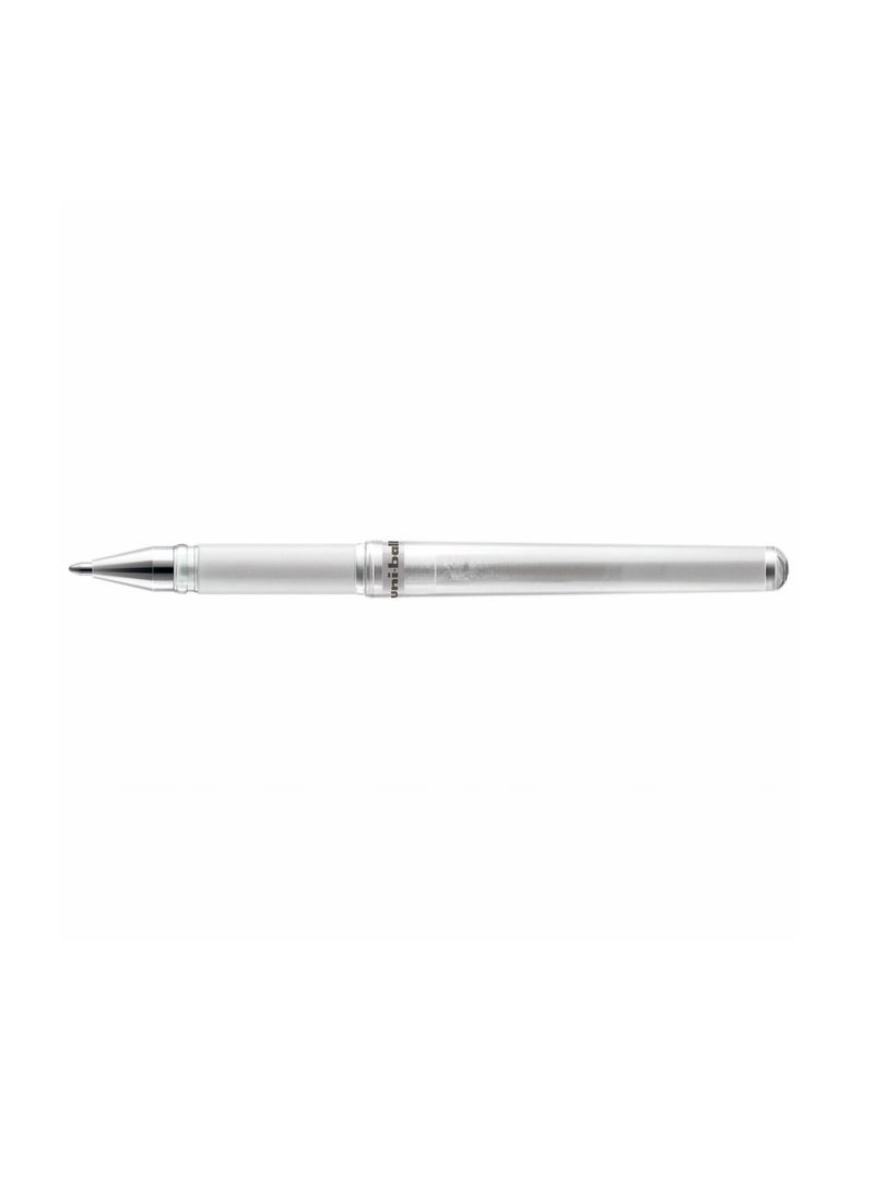 Uniball 12-Piece Signo Broad Gel Pen White Colour - Image 3
