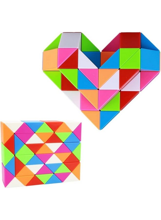 Kiditos Qiyi Magic Snake Cube Twisty Puzzle Toys (72 Blocks), For Kids Age 6 Years & Up - Image 1