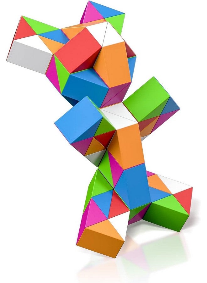 Kiditos Qiyi Magic Snake Cube Twisty Puzzle Toys (72 Blocks), For Kids Age 6 Years & Up - Image 2
