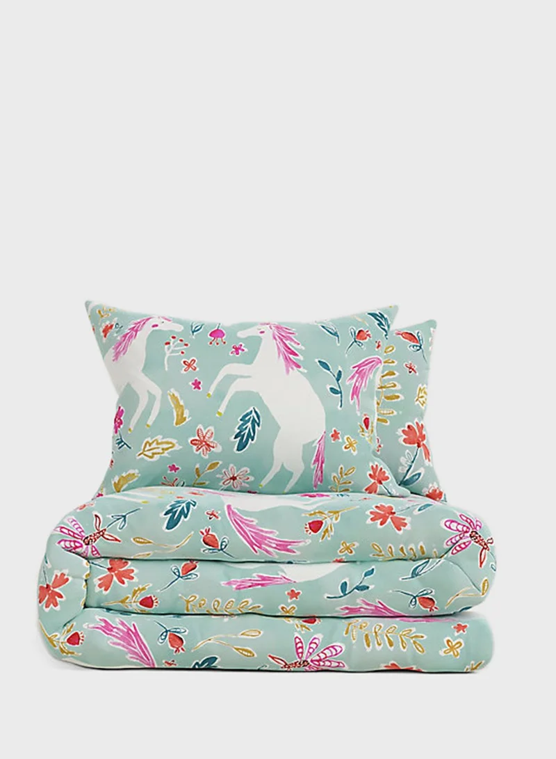 Marks & Spencer Cotton Mix Unicorn Single Bedding Set