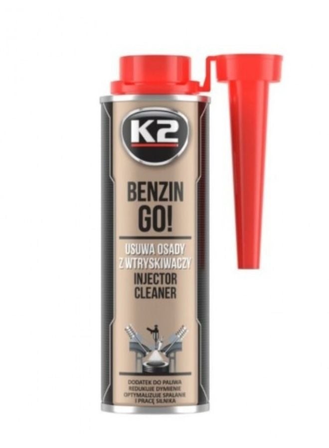 K2 Gasoline Go 250 ml Gasoline Injector Cleaner - Image 1