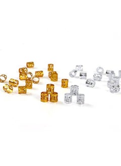 Leeven 400 Pieces Aluminum Hair Jewelry Dreadlocks Metal Cuffs For Hair Braids Hair Accessories For Braids Adjustable Metal Cuffs Hair Decoration Braiding Hair Jewelry For Box Braids  - Image 4