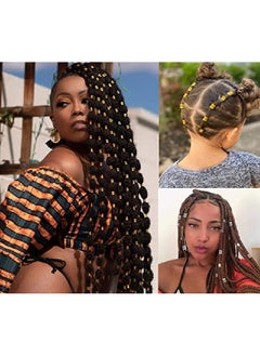 Leeven 400 Pieces Aluminum Hair Jewelry Dreadlocks Metal Cuffs For Hair Braids Hair Accessories For Braids Adjustable Metal Cuffs Hair Decoration Braiding Hair Jewelry For Box Braids  - Image 5