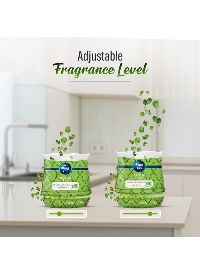 ambi pur Moodtherapy Collection Room Freshener Gel, Splash Of Revival Lemongrass, 180 G | Air Fres  - Image 4