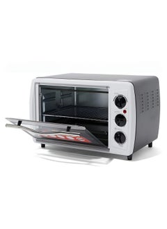 Electric Oven Toaster 19L, White – 100-250°C Temperature Range, 60-Minute Timer, 1380W with Rotisserie Function