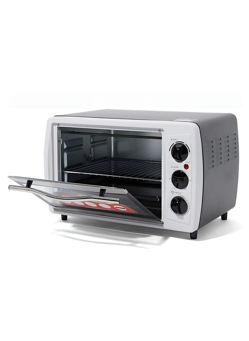 Generic Electric Oven Toaster 19L, White – 100-250°C Temperature Range, 60-Minute Timer, 1380W with Rotisserie Function  - Image 1