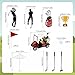 TOSPARTY Golf Cake Decorations Heading for The Red Cake Topper Birthday Decorations for Golfers with Cart Flag Golf Ball for Men Sport Golf Theme Party Supply - Image 4