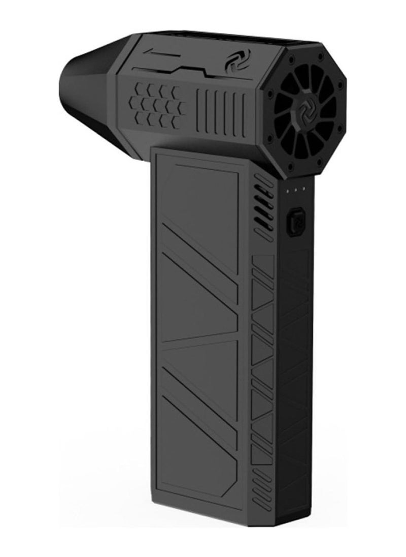 ELTRAZONE Compressed Air Duster Dust Blower Jet Dry Mini Blower With Overheating Protection130,000 RPM Air Blower Super Fan Turbo Powered Portable Turbo Fan Vacuum Cleaner Portable Blower Violent Fan Electric Cordless Car Dryer With Carrying Case - Image 2