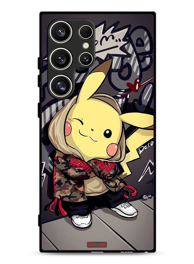 Tolwak Samsung Galaxy S24 Ultra 5G Protective Case Cover Pichku Art - Image 1