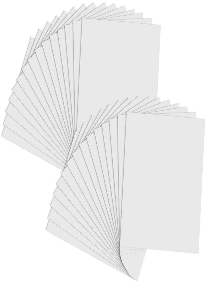 QTLCOHD 30 Pack Foam Boards 8x10 Inch Foam Core Backing Board White 1/5" Thickness Mat Board Polystyrene Poster Board Signboard Perfect for Presentations School Office & Art Projects - Image 1