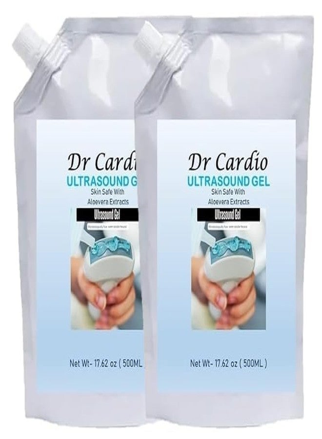 Dr Cardio جل دكتور كارديو لتخطيط القلب بالموجات فوق الصوتية مع الألوفيرا، حاصل على شهادتي CE وISO، تم اختباره ميكروبيولوجيًا لنقل الموجات فوق الصوتية | قياس كثافة الموجات فوق الصوتية | دوبلر | تصوير بالموجات فوق الصوتية | زجاجة علاج طبيعي وعبوة إعادة تعبئة - Image 1