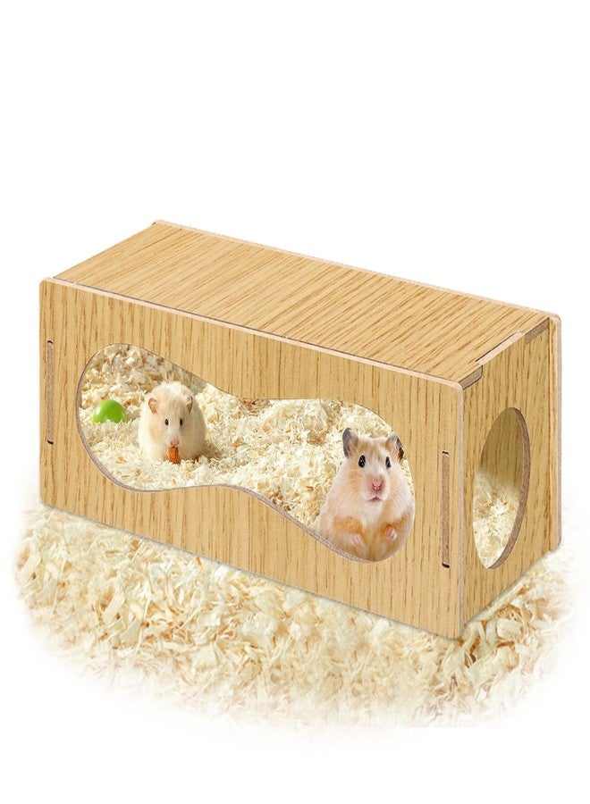 Quxddy Hamster Hideout Hamster House, Hamster Hide Hamster Hut Hamster Cage Accessories for Life Activities, Hamster Toys Hamster Decor (Small) - Image 1