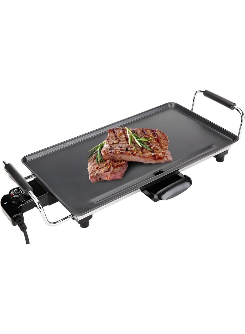 Grill Plate-A premium non-stick cooking surface for even heat distribution, perfect for indoor barbecue - Image 2