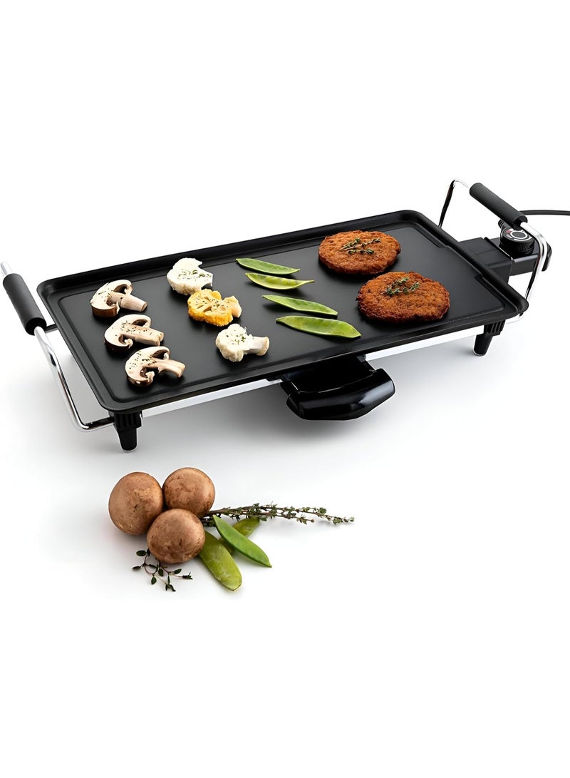 Grill Plate-A premium non-stick cooking surface for even heat distribution, perfect for indoor barbecue - Image 3