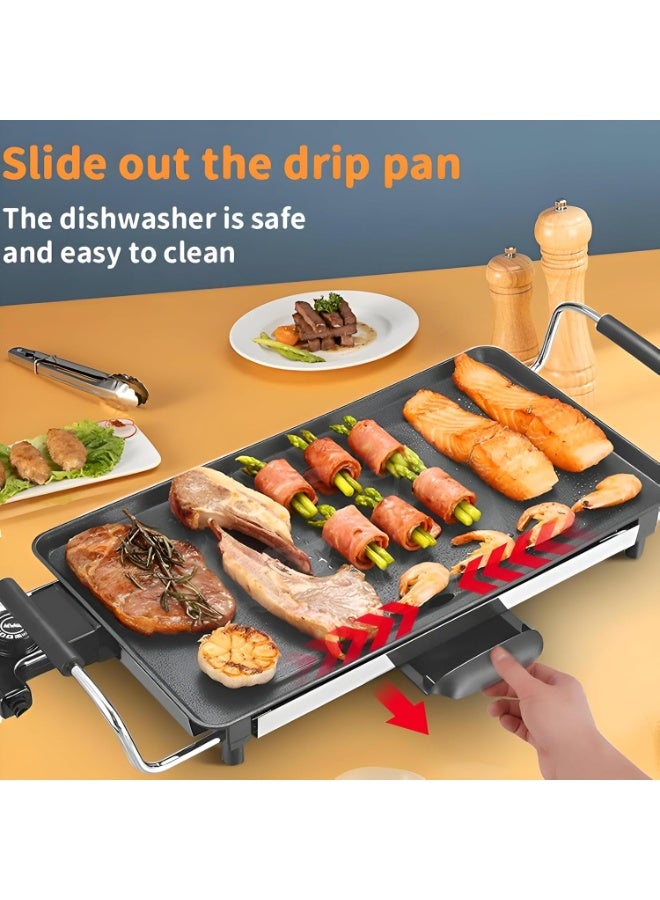 Grill Plate-A premium non-stick cooking surface for even heat distribution, perfect for indoor barbecue - Image 5