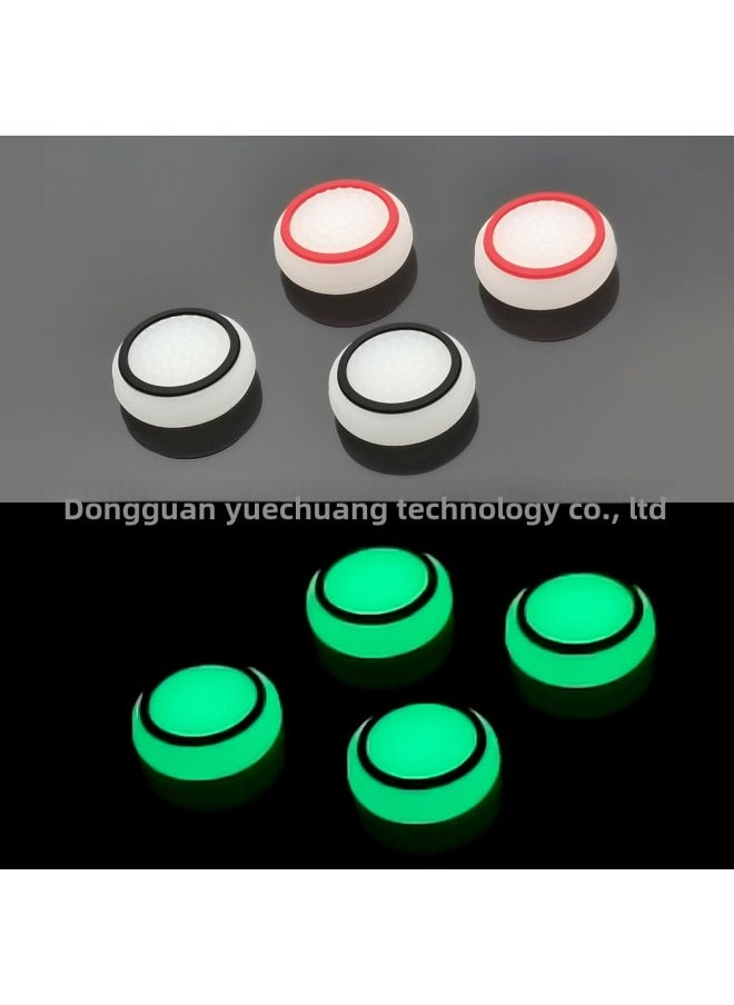 Generic PlayStation Portal Rocker Cap PS Portal Silicone Rocker Cap Handle Luminous Double Color-Product Color:Red On Black  - Image 3