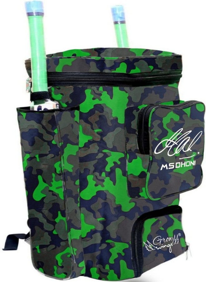 Grow wings Sports Cricket Kit Bag Dashing & Professional Look for Youth Daffle Bag (Green) - Image 4