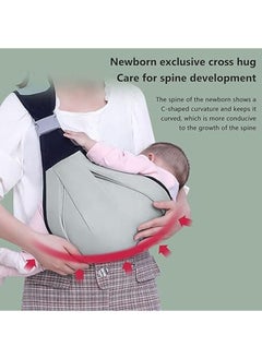 Generic Adjustable baby carrier, multifunctional baby carrier, breathable baby carrier for newborns, suitable for toddler carriers up to 20 kg  - Image 2