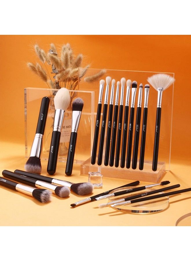BEILI Makeup Brushes 20Pcs Professional Makeup Brush Set Original Naturalsynthetic Kabuki Foundation Face Powder Highlighter Contour Eye Shadow Eyebrow Eyeliner Make Up Brush - Image 3