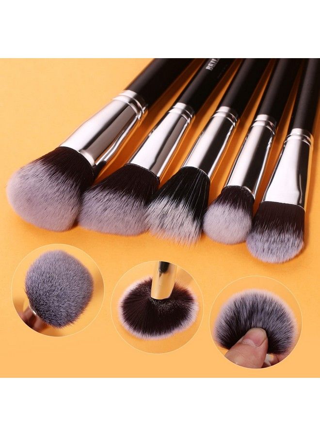 BEILI Makeup Brushes 20Pcs Professional Makeup Brush Set Original Naturalsynthetic Kabuki Foundation Face Powder Highlighter Contour Eye Shadow Eyebrow Eyeliner Make Up Brush - Image 5