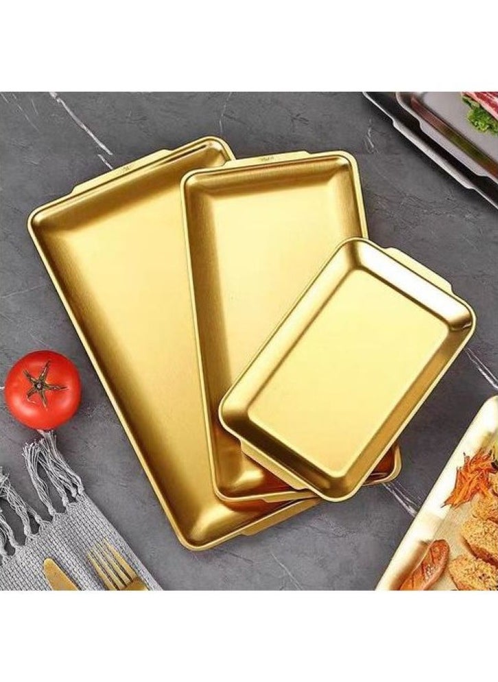 Generic - Gilded Rectangular Serving Tray Size Medium 16*32 - Image 1