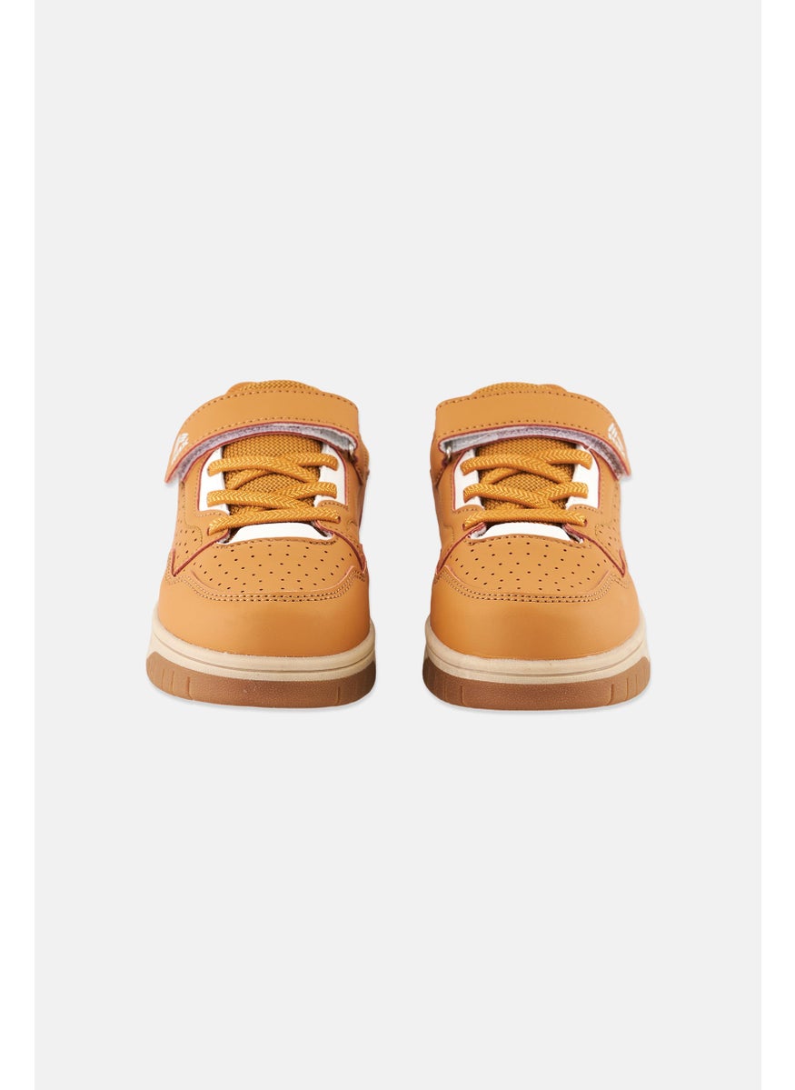 RBX - Kids Boy Velcro Shoes, Camel - Image 1