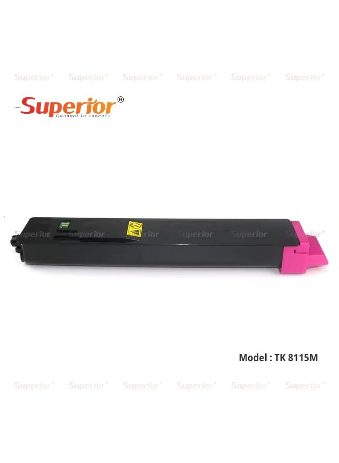 SOS Superior Superior TK-8115 Magenta High Yield Compatible Toner Cartridge for Kyocera ECOSYS M8130cidn M8124cidn - Image 2