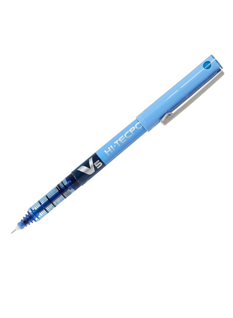 PILOT 1-Piece Hi-tecpoint V5 Fine Rollerball Pen Blue Ink - Image 1