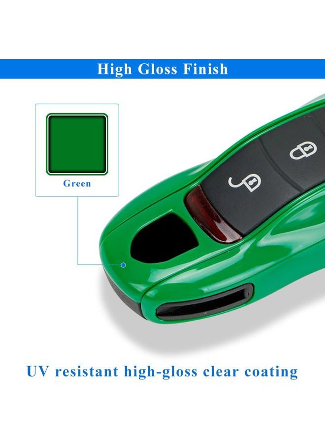 AeroBon 3-Piece Painted Key Cover/ Key Fob Shell Cover Compatible with Porsche Key Shell (MK1) - Image 5