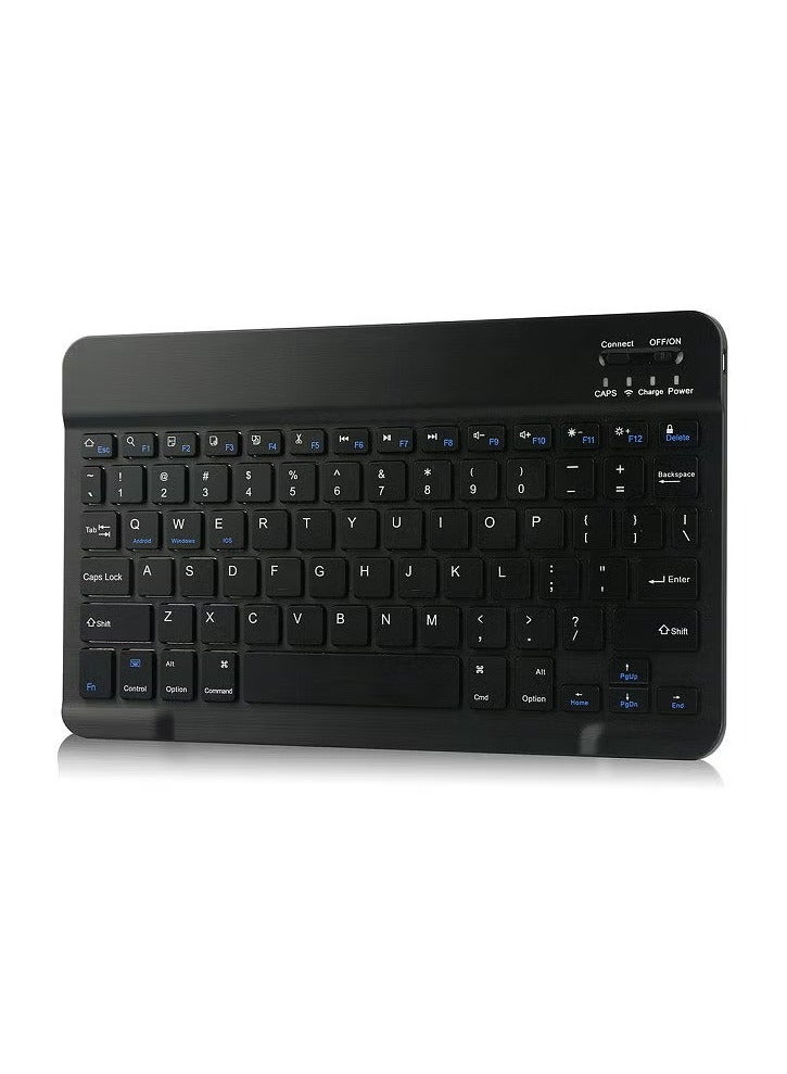ACLIX Portable Detachable Tablet Protective Case with BT Keyboard Pen Slot Compatible with Samsung Tab S6 Lite Black - Image 4