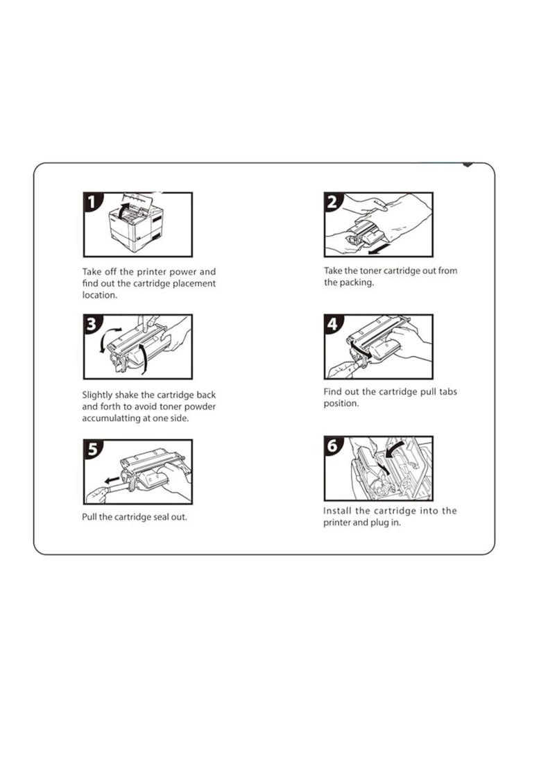 Terabyte 305A 304A 312A Color Toner Cartridge set for LaserJet Pro 400 Color M451 M475 MFP M476nw and CP2025 Printers (Magenta) - Image 2