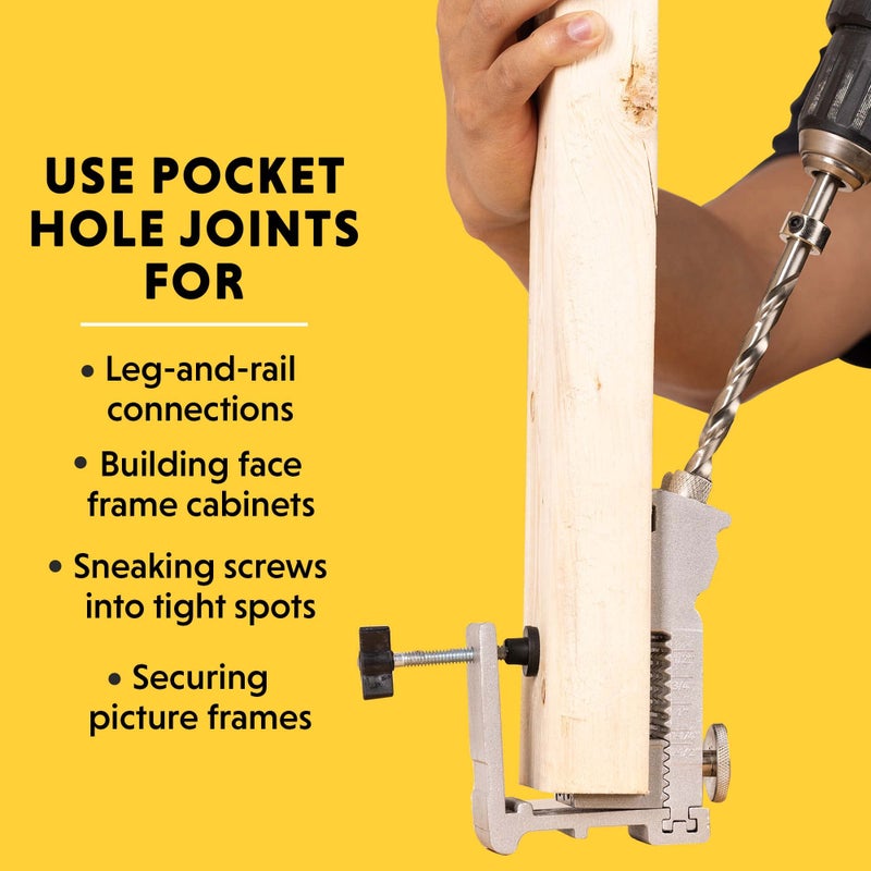 General Tools General Tools 854 Adjustable Pocket Hole Jig  - Image 4