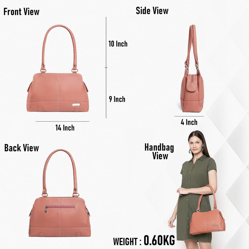 Fostelo Women's Helena Satchel Tote Handbag for Women | Ladies Purse | Stylish Shoulder Bag | Gift For Women - Image 3