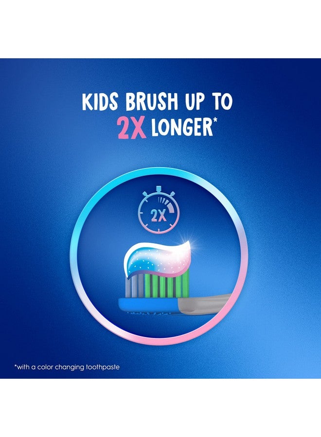 كرست معجون أسنان كريست كيدز المتطور بالفلورايد، بنكهة العلكة، 4.2 أونصة، 3 عبوات، معجون أسنان متغير اللون ومضاد للتسوس، معجون أسنان كريست كيدز، معجون أسنان للأطفال بالفلورايد - Image 5