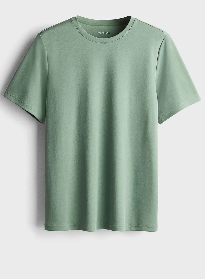 H&M Drymove™ Crew Neck Sports T-Shirt