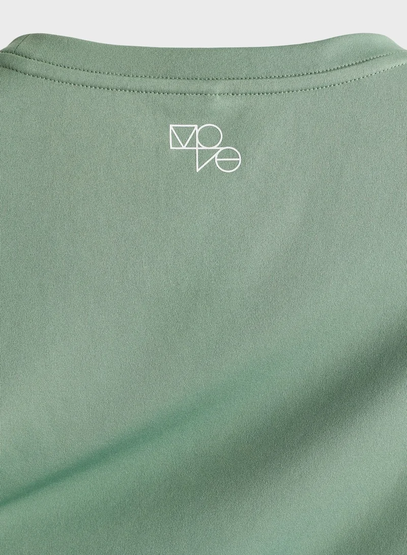 H&M Drymove™ Crew Neck Sports T-Shirt