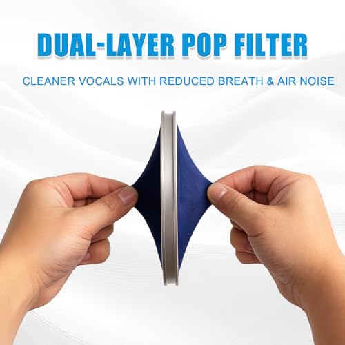 Piwerod Microphone Isolation Ball, Professional Sound-Absorbing Foam Microphone Isolation Shield for Noise and Reflection Reduction, Mic Isolation Shield for Recording Studios, Singing, Live Stream - Image 3