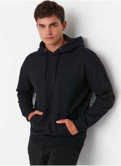 Black Oversize/Wide Cut Basic Hooded Sweatshirt with Fleece Inside TMNAW23SW00195 - pzsku/ZBFFD7C79D0284BE821B7Z/45/_/1730940009/65a94dcc-fae1-49b7-b079-3572dd2e0933