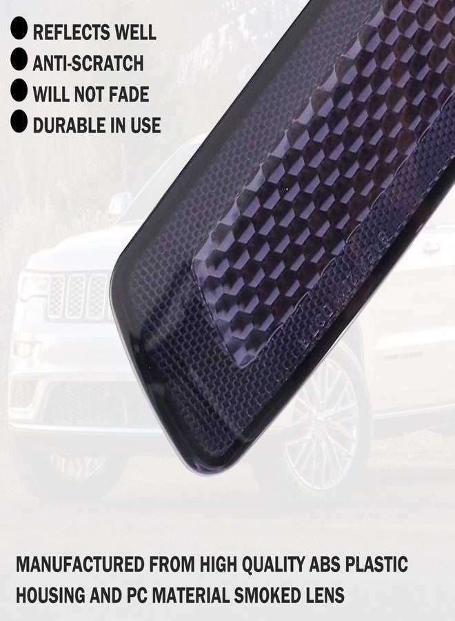 Wocch Smoked Lens Rear Bumper Reflector Light for Jeep Grand Cherokee (2011-2020) Patriot (2013-2017) Compass (2011-2017) for Dodge Journey 2011-2020, Replace# 57010720A 57010721AC - Image 4