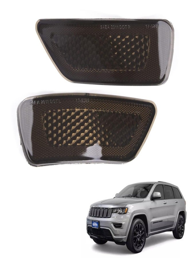 Wocch Smoked Lens Rear Bumper Reflector Light for Jeep Grand Cherokee (2011-2020) Patriot (2013-2017) Compass (2011-2017) for Dodge Journey 2011-2020, Replace# 57010720A 57010721AC - Image 1