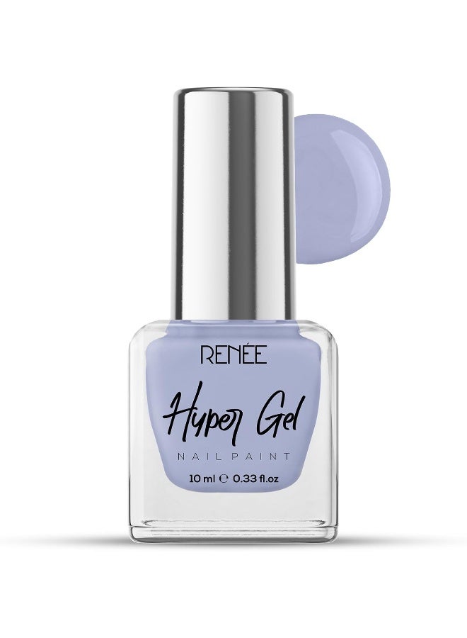رينيه طلاء أظافر جل هايبر من رينيه - أزرق فاتح 10 مل، سريع الجفاف، لمسة نهائية لامعة، يدوم طويلاً، تركيبة مقاومة للتقشير مع طلاء عالي اللمعان، خالي من الأسيتون والبارابين - Image 1