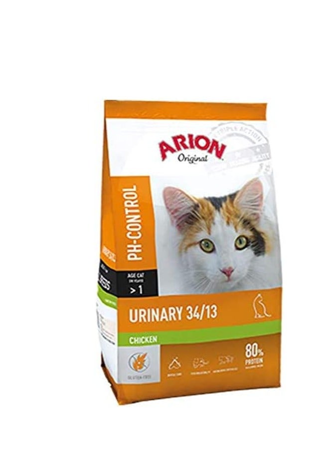أريون Original Urinary 34/13 Dry Cat Food with Chicken (1+ Years)2K - Image 1
