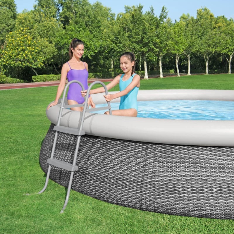 Bestway Flowclear 84 cm Pool Ladder, Grey - Image 2
