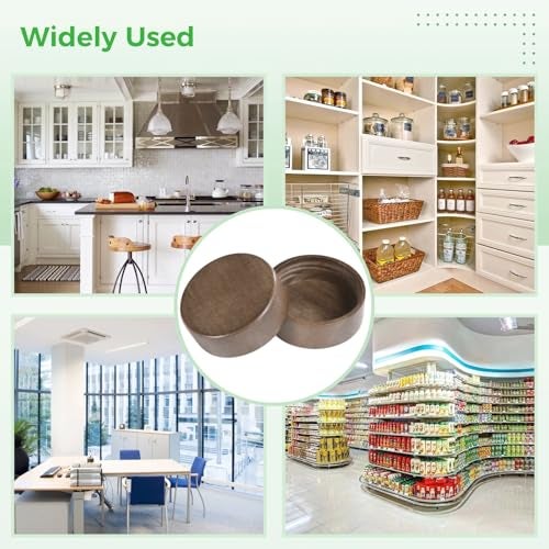DIMEGON 16 PCS Threaded Wooden Jar Lids, 1.85 in Airtight Glass Spice Container Lids, Natural Acacia Timber Tops,Round Bottle Storage Can Caps, Reusable Closure for 4 oz and 8 oz Spice Jars (16) - Image 4