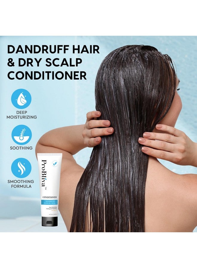 ProBliva Dandruff Hair & Dry Scalp Conditioner: Deep Moisturizing & Soothing Relief with Natural Ingredients - Calms Itch Fungus Flakes, 10 fl. oz. - Image 3