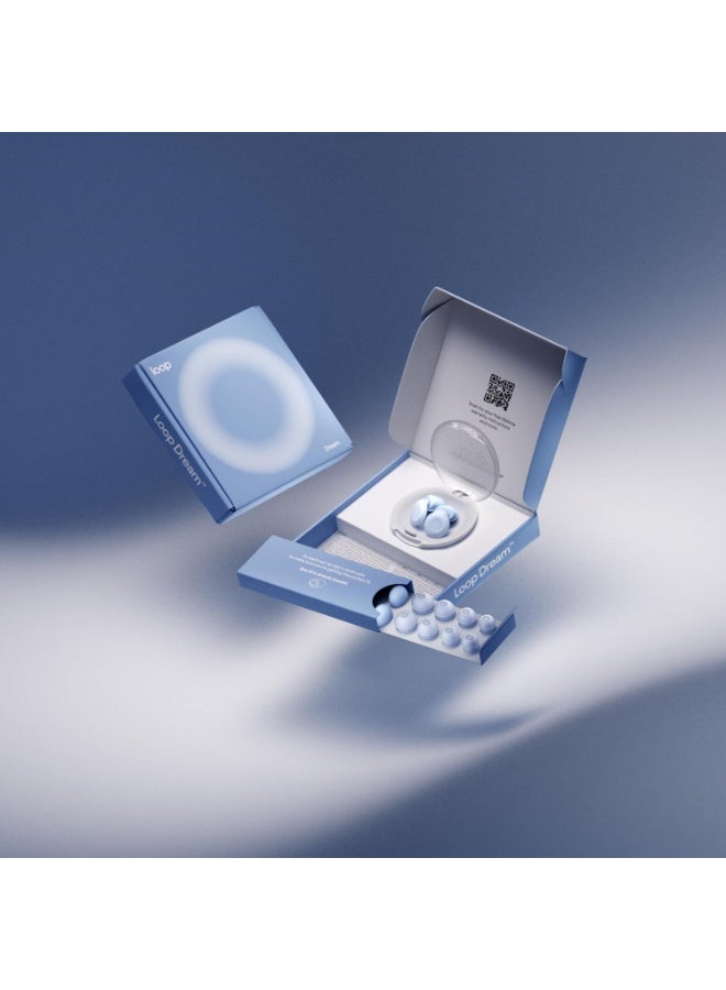 Loop Dream – Silicone/Memory Foam Earplugs for Sleep Comfort | Comfortable Ear Plugs for Muffling Snoring & Sleeping | Customized Fit | 27dB (SNR) Noise Reduction - Image 2