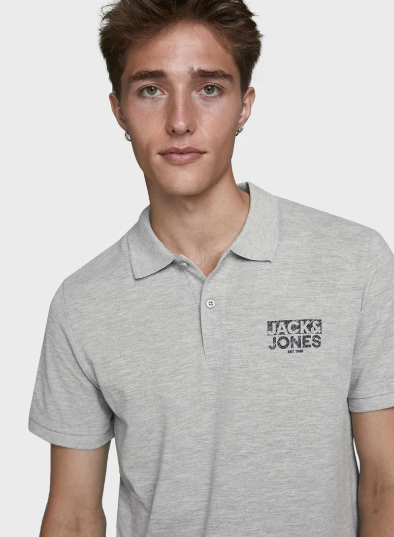 JACK & JONES Chest Logo Polo