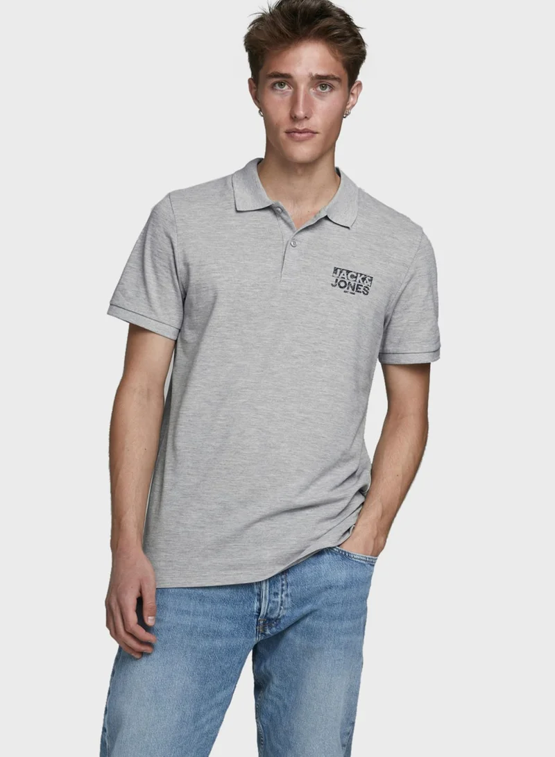 JACK & JONES Chest Logo Polo