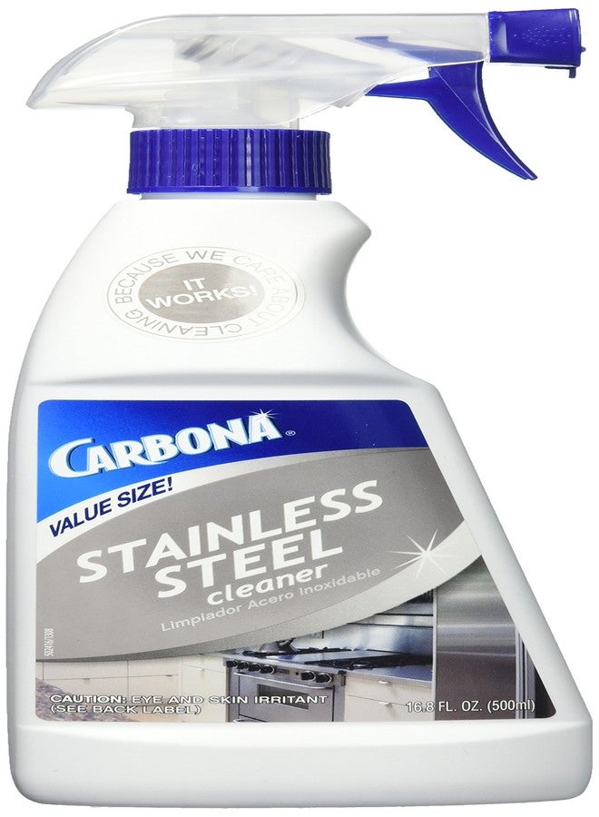 CARBONA Delta Carbona Stainless Steel Cleaner, 16.8 Fluid Ounce - Image 1